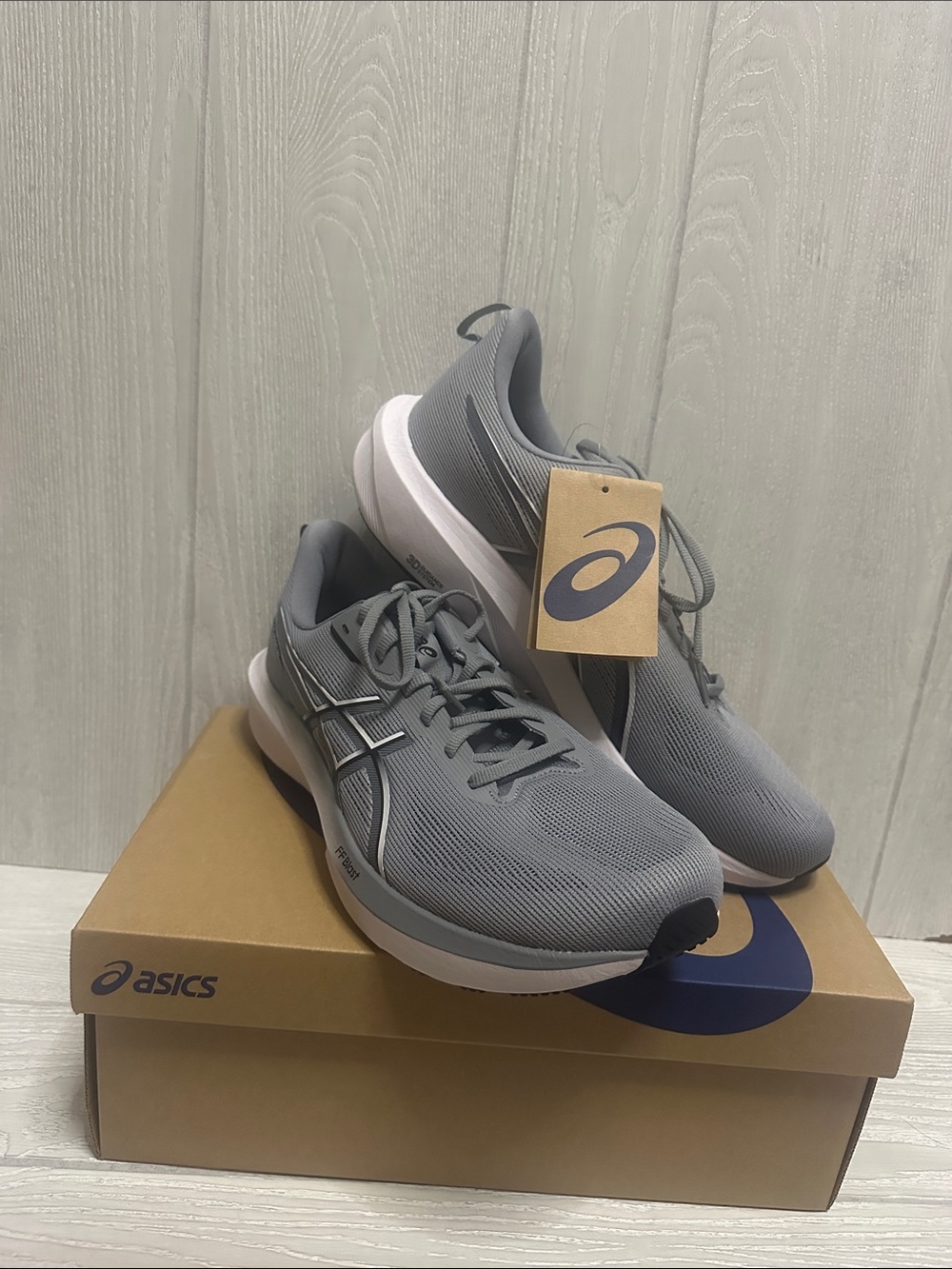 ASICS Light Gray Mesh Running Sneakers Size 13 Extra Wide GT-1000 14
